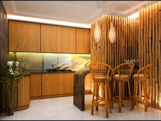 interior de bambu 